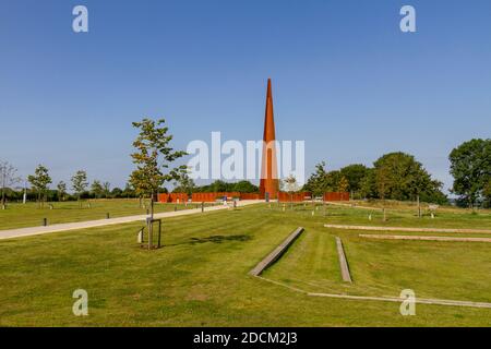 The Spire Memorial, International Bomber Command Center, Lincoln, Lincolnshire, Großbritannien. Stockfoto