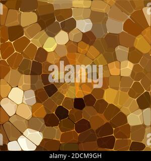 Abstrakter Hintergrund bestehend aus gelben, roten, grünen geometrischen Formen, Illustration. eps 10 Stockfoto