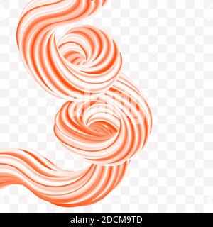 Abstrakter flüssiger Hintergrund. Farbige Flüssigkeitswelle. Webdesign. Orange Stockfoto