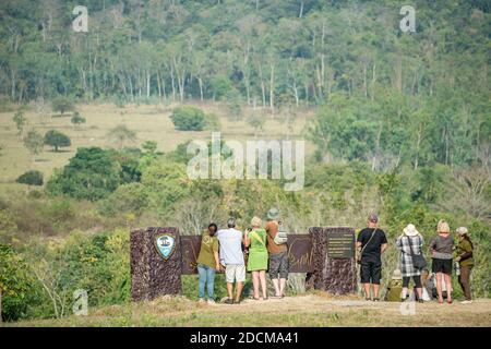 Aussichtspunkt im Kuiburi National Park südlich von Hua hin in Prachuap khir Khan, Thailand Stockfoto