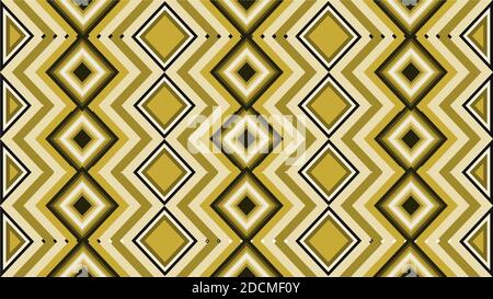 Bild einer goldenen Farbe, Kurvenstreifen, abstraktes Vektorgrafikdesign. Stockfoto