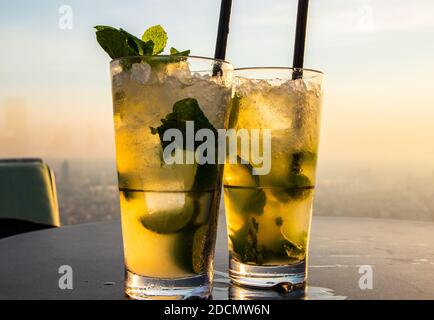 mojito Cocktail in Bangkok Thailand Asien Stockfoto