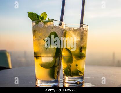 mojito Cocktail in Bangkok Thailand Asien Stockfoto