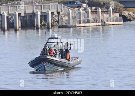 Moss Landing, Kalifornien Stockfoto