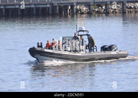 Moss Landing, Kalifornien Stockfoto