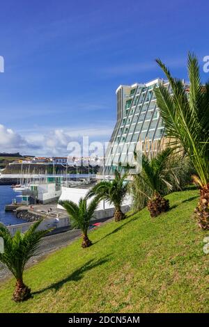 Das Angra Marina Hotel In Angra Do Heroismo Auf Terceira Insel Die Azoren Portugal Stockfoto