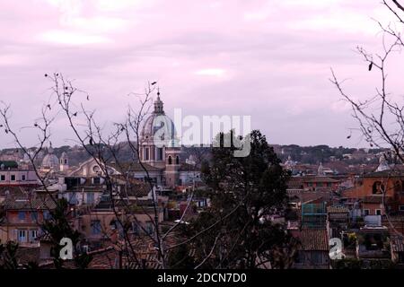 Blick von Pincio-Rome Stockfoto