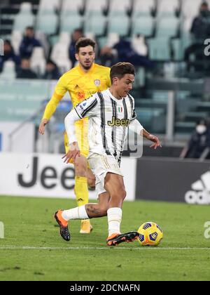 10 Paulo Dybala (FC JUVENTUS) während des FC Juventus gegen Cagliari Calcio, Italienisches Fußballspiel Serie A, Turin, Italien, 21 - Foto .LM/Claudio Benedetto Stockfoto