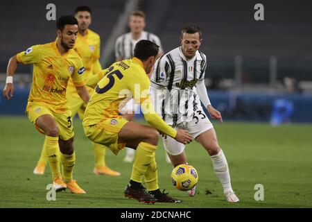 33 Federico Bernardeschi (FC JUVENTUS) während des FC Juventus gegen Cagliari Calcio, Italienisches Fußballspiel Serie A, Turin, I - Foto .LM/Claudio Benedetto Stockfoto