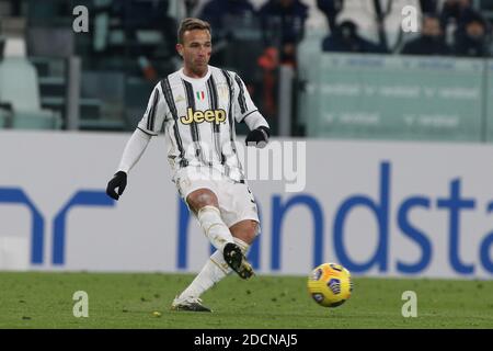 5 Melo Arthur (JUVENTUS FC) während Juventus FC gegen Cagliari Calcio, Italienisches Fußballspiel Serie A, Turin, Italien, 21 Nein - Foto .LM/Claudio Benedetto Stockfoto