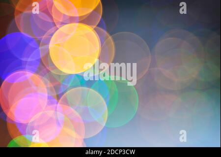 Weihnachtsbeleuchtung defokussierten Stockfoto