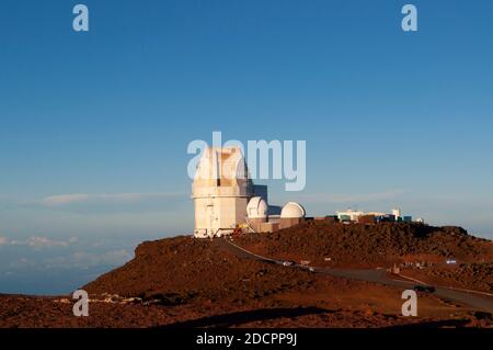 Haleakala Observatorium Stockfoto