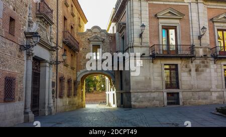 Spanische Architektur in Madrid Stockfoto