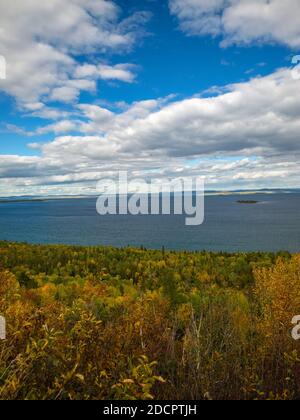 Lake Huron von der 10th Mile, MANITOULIN Island, ON, Kanada Stockfoto