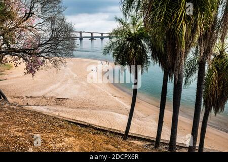 Río Paraná, Corrientes, Argentinien Stockfoto