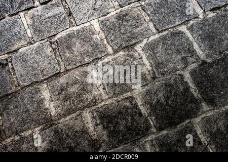 Graue Steinziegel Stockfoto