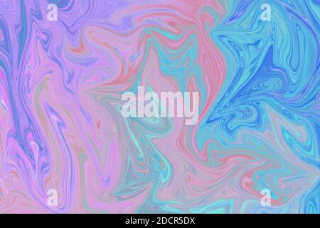 Eine abstrakte Wellig psychedelischen Hintergrundbild. Stockfoto