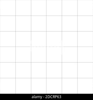 Nahtlose, wiederholbare Quadrate Gitter, Netz, Grafik, Plotten Papier Muster, regelmäßige Gitter, Gitter-Gitter, Gitter und Grill mit dünnen Linien - Stock ve Stock Vektor