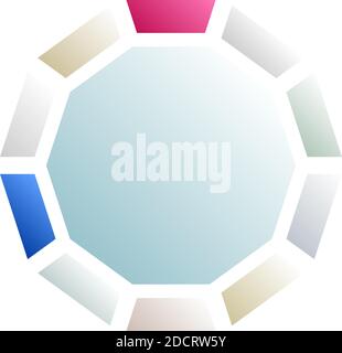 Edelstein, Edelstein, Kristall-Symbol, Symbol – Stock Illustration, Clip Art Grafiken Stock Vektor