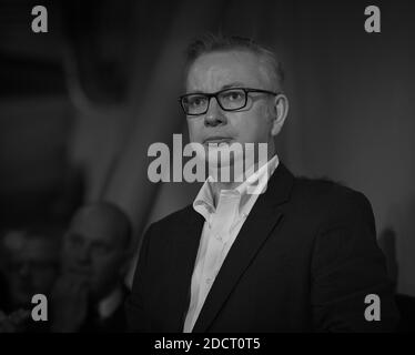 Michael Gove, Mitglied des Parlaments des Vereinigten Königreichs Stockfoto