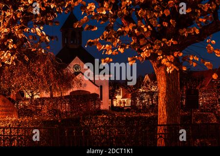 Die Holm, traditionelle Wohnquartiere der Fischer, Stadt Schleswig, Schlei, Ostsee, Schleswig-Holstein, Norddeutschland, Mitteleuropa Stockfoto