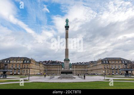 Stuttgart, Schlossplatz Stockfoto