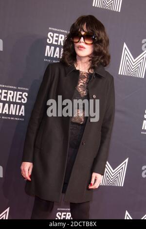 Isabelle Adjani nimmt an der Eröffnungsfeier des Series Mania 2018 Festivals in Lille, Frankreich, am 27. April 2018 Teil. Foto von Bakounine/ABACAPRESS.COM Stockfoto