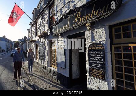 GROSSBRITANNIEN /Cornwall/ Penzance/ Admiral Benbow der älteste Pub in Penzance Cornwall. Stockfoto