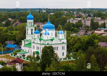 Kirche der Verkündigung der Seligen Jungfrau in Torschok, Russland Stockfoto