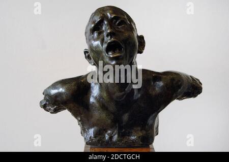 Auguste Rodin (1840-1917). Französischer Bildhauer. The Cry, ca. 1886. Bronze. Gießerei Georges Rudier. Rodin Museum. Paris. Frankreich. Stockfoto