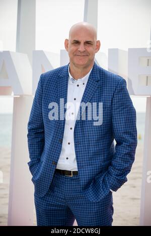 Jurypräsident Harlan Coben posiert beim offiziellen Wettbewerb Jury Photocall während des 1. Cannes International Series Festival am 7. April 2018 in Cannes, Frankreich. Foto von Marco Piovanotto/ABACAPRESS.COM Stockfoto