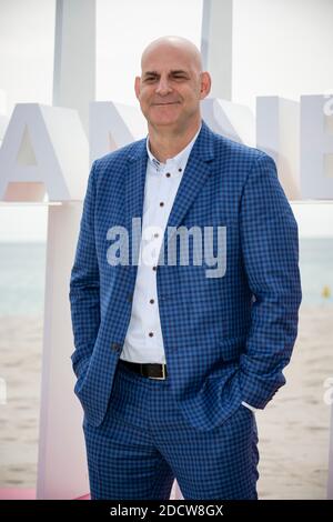 Jurypräsident Harlan Coben posiert beim offiziellen Wettbewerb Jury Photocall während des 1. Cannes International Series Festival am 7. April 2018 in Cannes, Frankreich. Foto von Marco Piovanotto/ABACAPRESS.COM Stockfoto