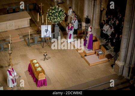 Paul Bocuse's Begräbnis fand in der Kathedrale St. Jean, Lyon. Foto von Bony/Pool/ABACAPRESS.COM Stockfoto