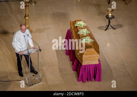 Paul Bocuse's Begräbnis fand in der Kathedrale St. Jean, Lyon. Foto von Bony/Pool/ABACAPRESS.COM Stockfoto