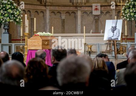 Paul Bocuse's Begräbnis fand in der Kathedrale St. Jean, Lyon. Foto von Bony/Pool/ABACAPRESS.COM Stockfoto