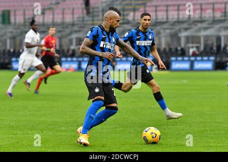 Mailand, Italien. November 2020. Arturo Vidal (22) von Inter Mailand gesehen in der Serie EIN Spiel zwischen Inter Mailand und Turin in San Siro in Mailand. (Foto Kredit: Gonzales Foto/Alamy Live News Stockfoto