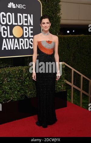 Allison Williams nimmt an den 75. Annual Golden Globes Awards Teil, die am 7. Januar 2018 im Beverly Hilton in Beverly Hills in Los Angeles, CA, USA, verliehen werden. Foto von Lionel Hahn/ABACAPRESS.COM Stockfoto