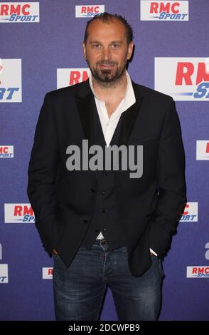 Lionel Charbonnier lors de la Conference de Presse RMC sur la Coupe du Monde de Football 2018, A Paris, Frankreich le 11 Avril 2018. Foto von Jerome Domine/ABACAPRESS.COM Stockfoto