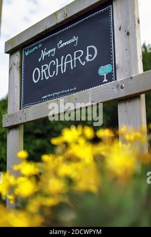 Gemeinschaft Orchard in Yeoman Way, Newquay . Stockfoto