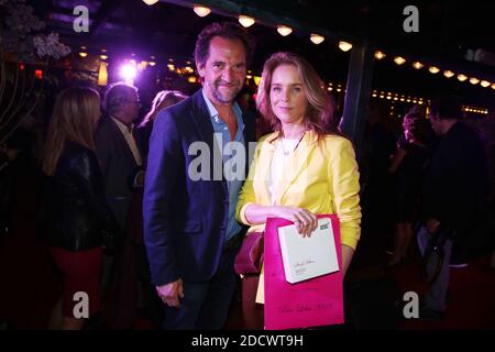 Odile d'Oultremont und ihr Mann Stephane De Groodt beim 11. Prix de La Closerie des Lilas Literary Awards, der am 11. April 2018 in der La Closerie des Lilas in Paris, Frankreich, verliehen wurde. Foto von Jerome Domine/ABACAPRESS.COM Stockfoto