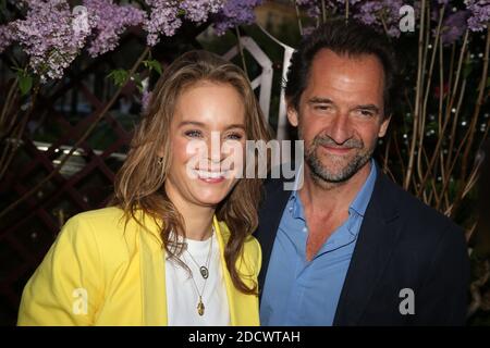 Odile d'Oultremont und ihr Mann Stephane De Groodt beim 11. Prix de La Closerie des Lilas Literary Awards, der am 11. April 2018 in der La Closerie des Lilas in Paris, Frankreich, verliehen wurde. Foto von Jerome Domine/ABACAPRESS.COM Stockfoto