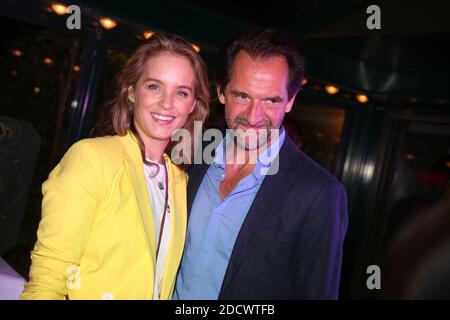 Odile d'Oultremont und ihr Mann Stephane De Groodt beim 11. Prix de La Closerie des Lilas Literary Awards, der am 11. April 2018 in der La Closerie des Lilas in Paris, Frankreich, verliehen wurde. Foto von Jerome Domine/ABACAPRESS.COM Stockfoto