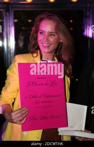 Odile d'Oultremont beim 11. Prix de La Closerie des Lilas Literary Awards, der am 11. April 2018 in der La Closerie des Lilas in Paris, Frankreich, verliehen wurde. Foto von Jerome Domine/ABACAPRESS.COM Stockfoto