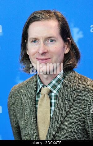 Wes Anderson auf der Isle of Dogs Photocall während der 68. Internationalen Filmfestspiele Berlin (Berlinale) am 15. Februar 2018 in Berlin. Foto von Aurore Marechal/ABACAPRESS.COM Stockfoto