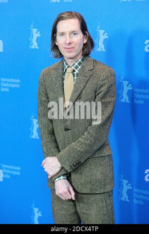 Wes Anderson auf der Isle of Dogs Photocall während der 68. Internationalen Filmfestspiele Berlin (Berlinale) am 15. Februar 2018 in Berlin. Foto von Aurore Marechal/ABACAPRESS.COM Stockfoto