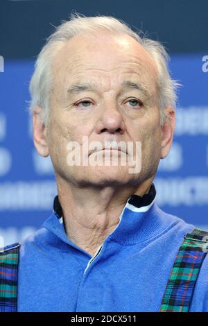 Bill Murray bei der Isle of Dogs Pressekonferenz während der 68. Internationalen Filmfestspiele Berlin (Berlinale) am 15. Februar 2018 in Berlin. Foto von Aurore Marechal/ABACAPRESS.COM Stockfoto