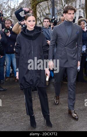 Olivia Palermo und Johannes Hübl bei der Valentino Show im Rahmen der Paris Fashion Week Womenswear Herbst/Winter 2018/2019 in Paris, Frankreich am 04. März 2018. Foto von Aurore Marechal/ABACAPRESS.COM Stockfoto