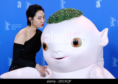 Bai Baihe und Buba Monster beim Monster Hunt 2 Photocall während der 68. Internationalen Filmfestspiele Berlin (Berlinale) am 18. Februar 2018 in Berlin. Foto von Aurore Marechal/ABACAPRESS.COM Stockfoto