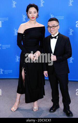 Bai Baihe und Raman Hui beim Monster Hunt 2 Photocall während der 68. Internationalen Filmfestspiele Berlin (Berlinale) am 18. Februar 2018 in Berlin. Foto von Aurore Marechal/ABACAPRESS.COM Stockfoto