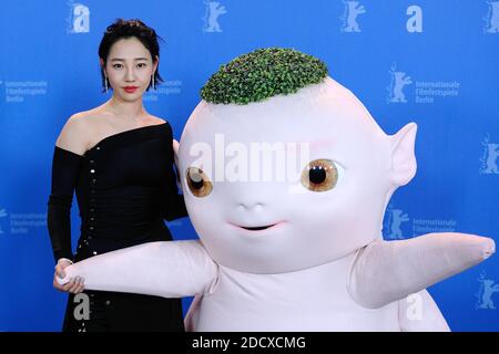 Bai Baihe und Buba Monster beim Monster Hunt 2 Photocall während der 68. Internationalen Filmfestspiele Berlin (Berlinale) am 18. Februar 2018 in Berlin. Foto von Aurore Marechal/ABACAPRESS.COM Stockfoto